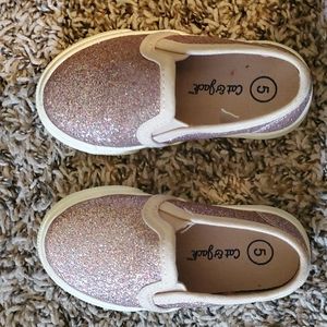Cat & Jack glitter pink shoes